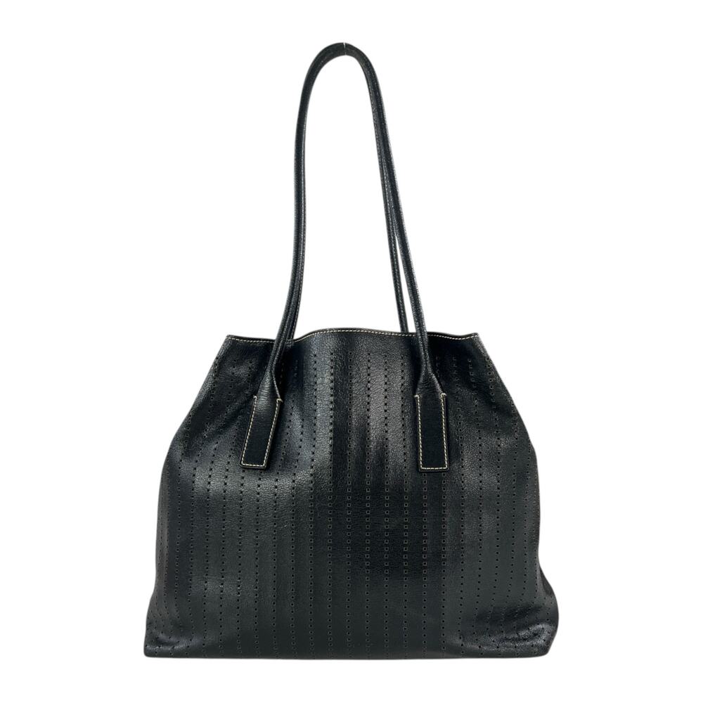 Prada Perforated Leather Tote